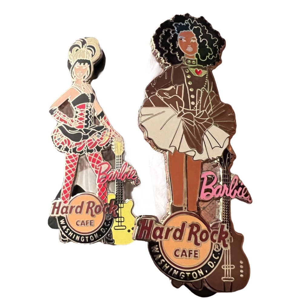 NWT 2009 Barbie Convention Hard Rock Cafe Washington DC pin set
